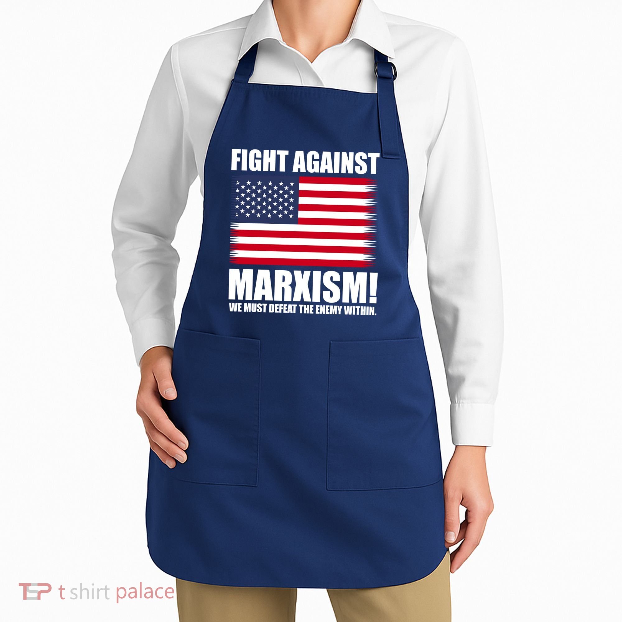 Fight Against Marxism Apron