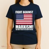 Fight Against Marxism T-Shirt thumb 4