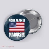 Fight Against Marxism Button thumb 0