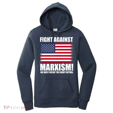 Fight Against Marxism Women's Hoodie