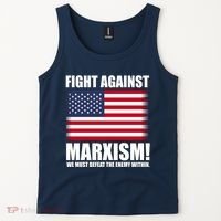Fight Against Marxism Tank Top thumb 2