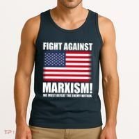 Fight Against Marxism Tank Top thumb 3