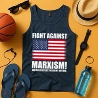 Fight Against Marxism Tank Top thumb 4