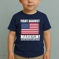 Fight Against Marxism Toddler T-Shirt thumb 2