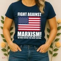 Fight Against Marxism Women's T-Shirt thumb 2