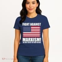 Fight Against Marxism Women's T-Shirt thumb 4