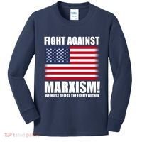 Fight Against Marxism Kids Long Sleeve Shirt thumb 0