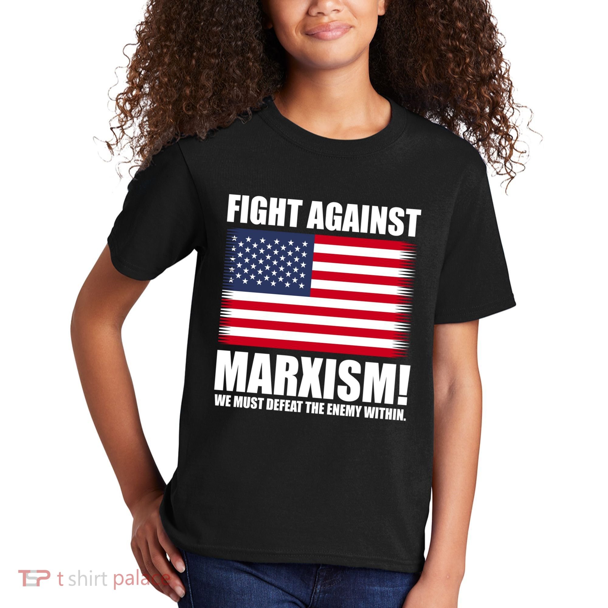Fight Against Marxism Kids T-Shirt