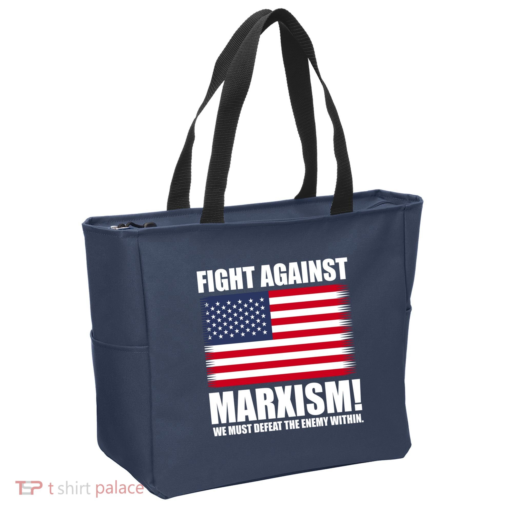 Fight Against Marxism Tote Bag