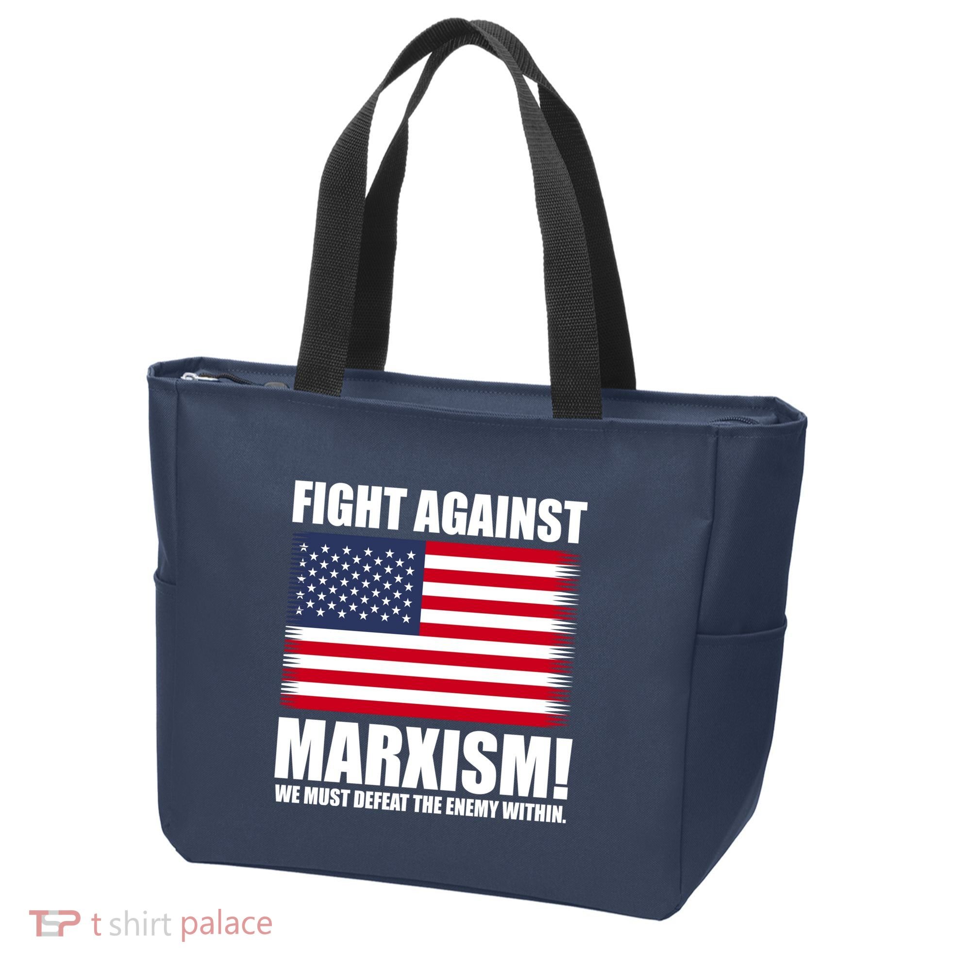 Fight Against Marxism Tote Bag
