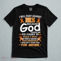 Fight Against MS Awareness Multiple Sclerosis Quote T-Shirt thumb 5