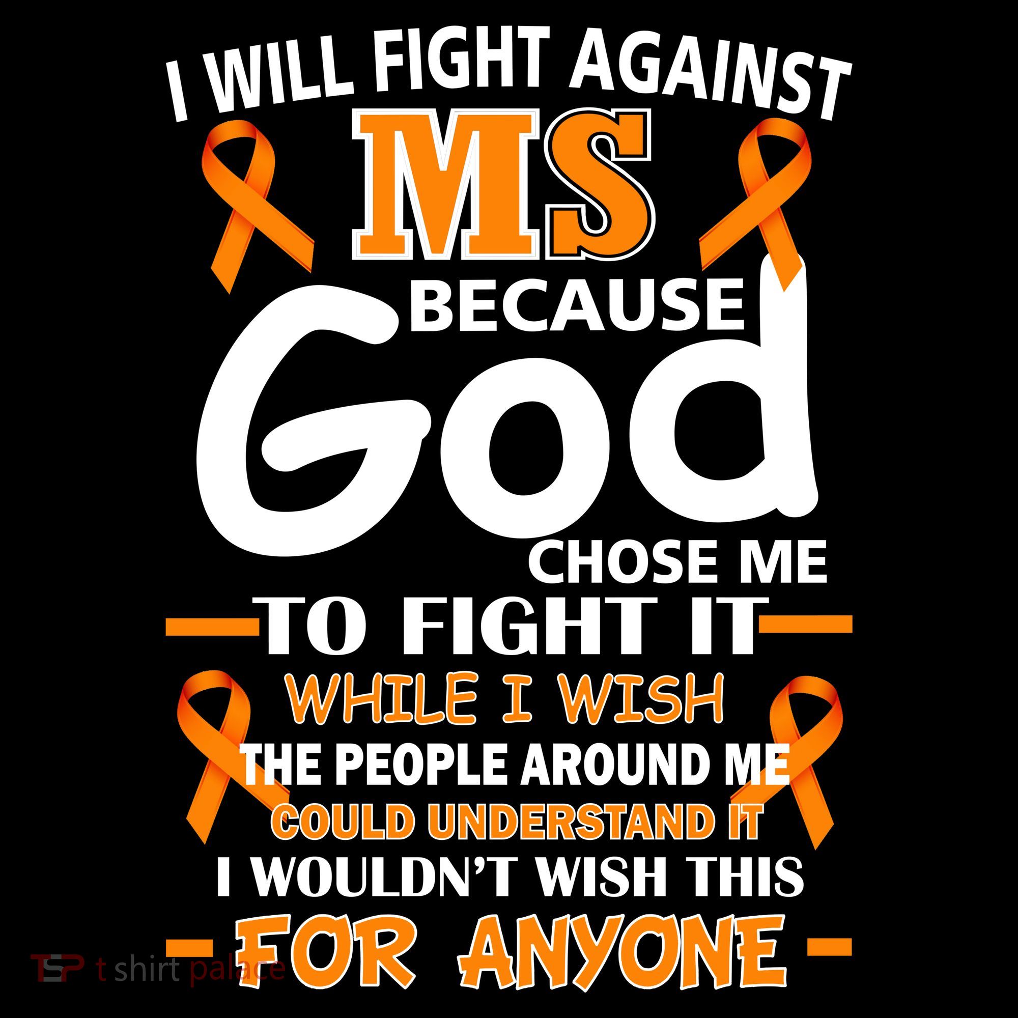 Fight Against MS Awareness Multiple Sclerosis Quote Polo