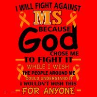 Fight Against MS Awareness Multiple Sclerosis Quote Santa Hat thumb 1