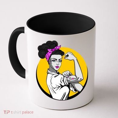 Fight Back Believe Breast Cancer Awareness Coffee Mug