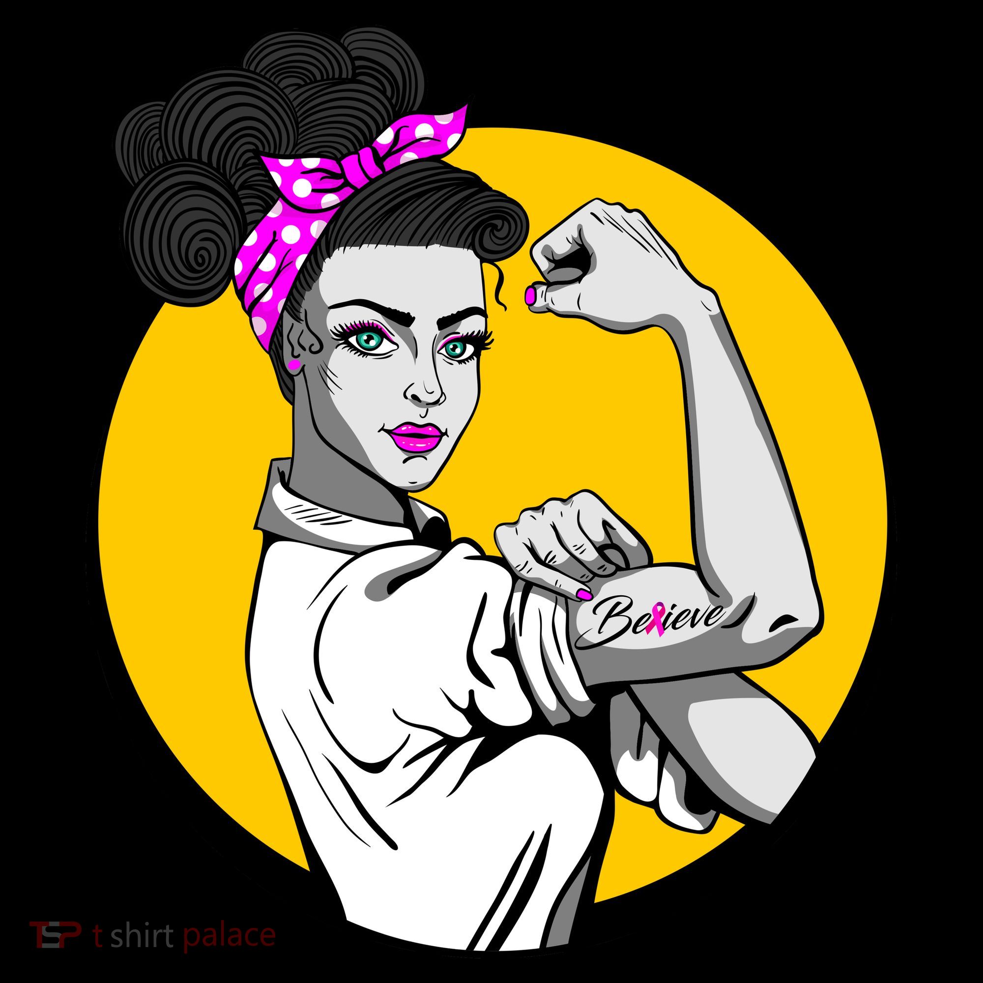 Fight Back Believe Breast Cancer Awareness Coffee Mug