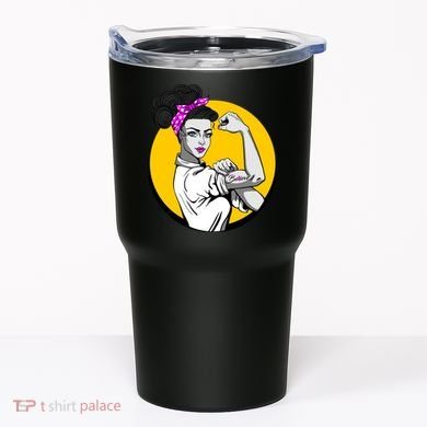 Fight Back Believe Breast Cancer Awareness Tumbler