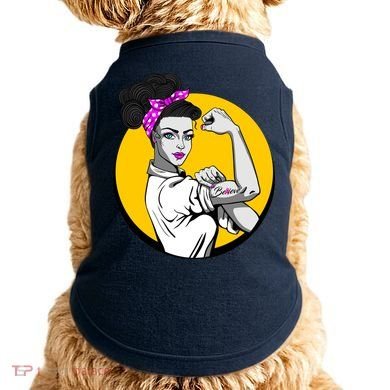 Fight Back Believe Breast Cancer Awareness Doggie Tank