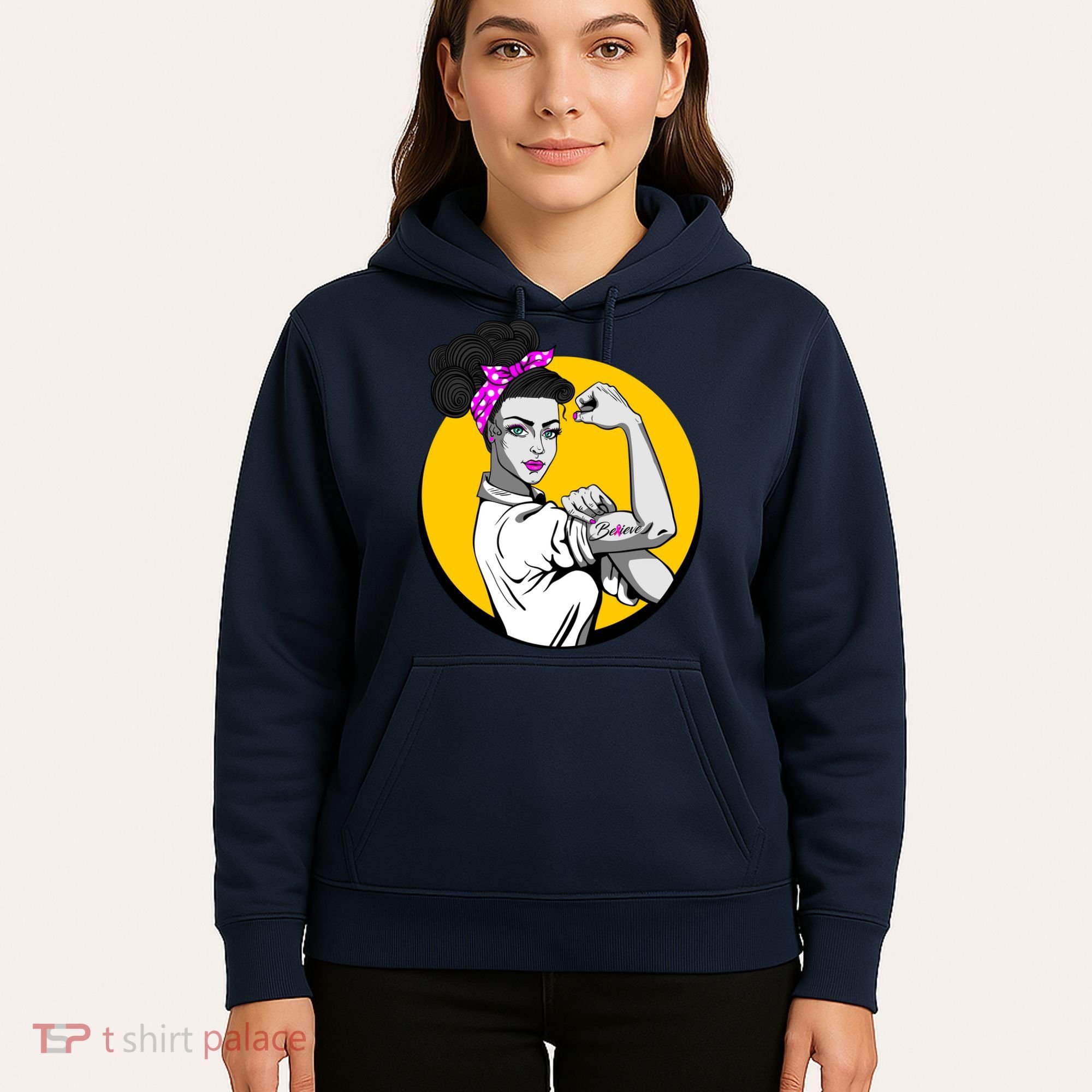 Fight Back Believe Breast Cancer Awareness Hoodie