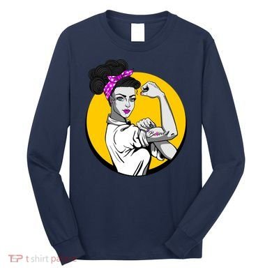 Fight Back Believe Breast Cancer Awareness Long Sleeve Shirt