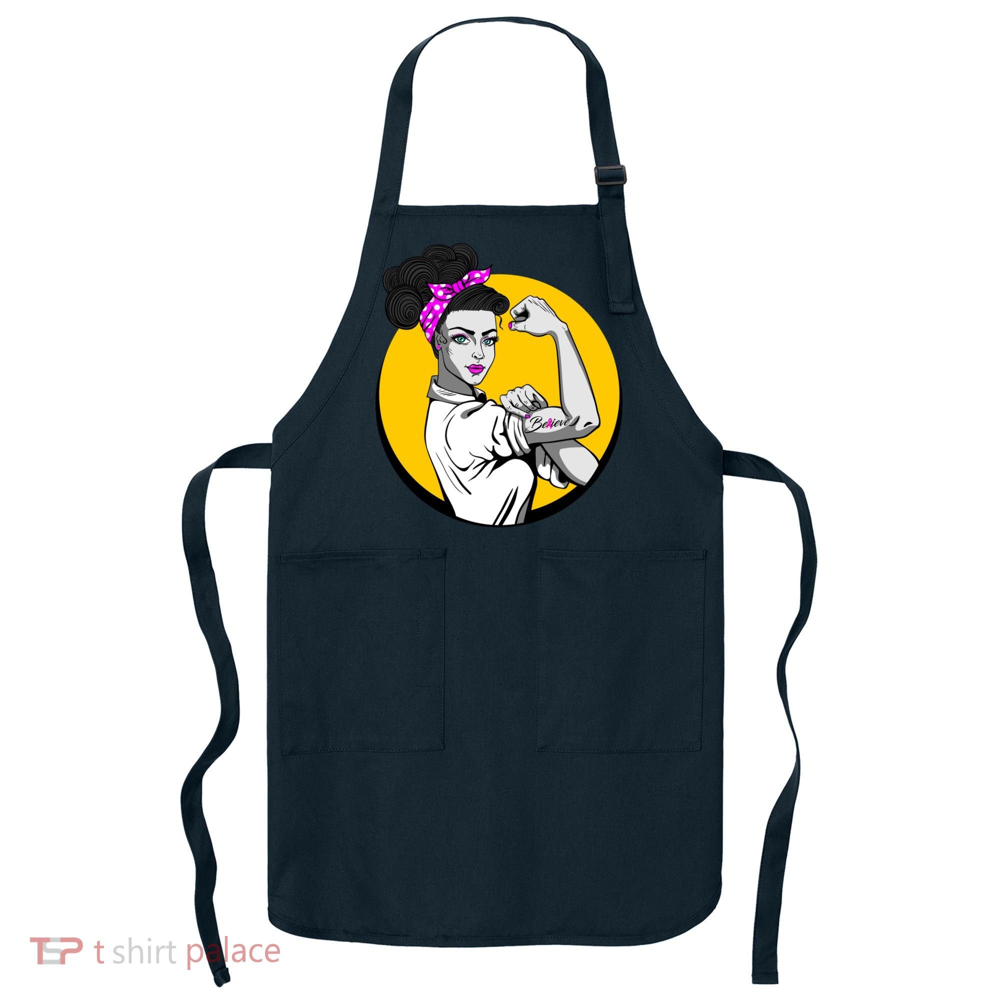 Fight Back Believe Breast Cancer Awareness Apron