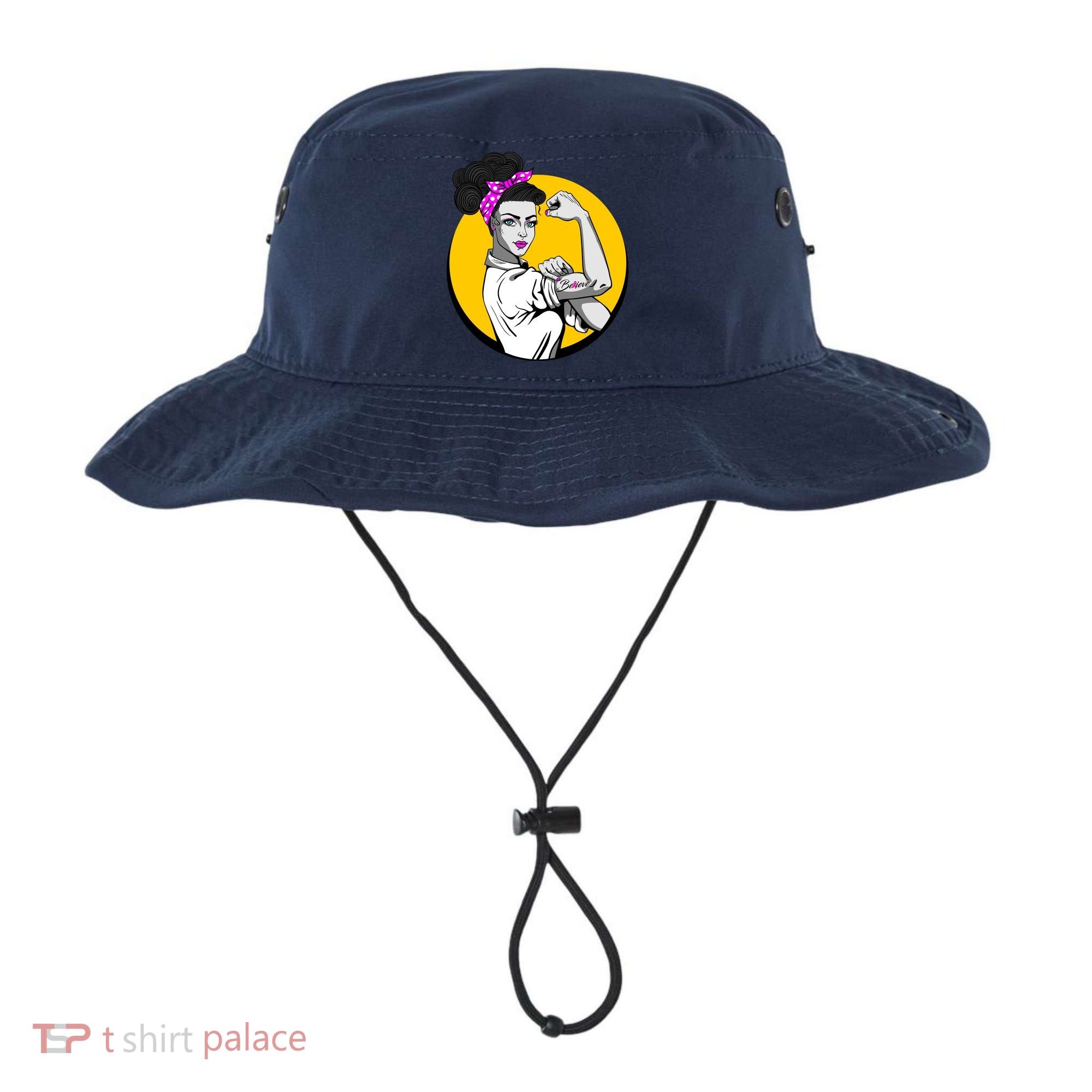 Fight Back Believe Breast Cancer Awareness Bucket Hat