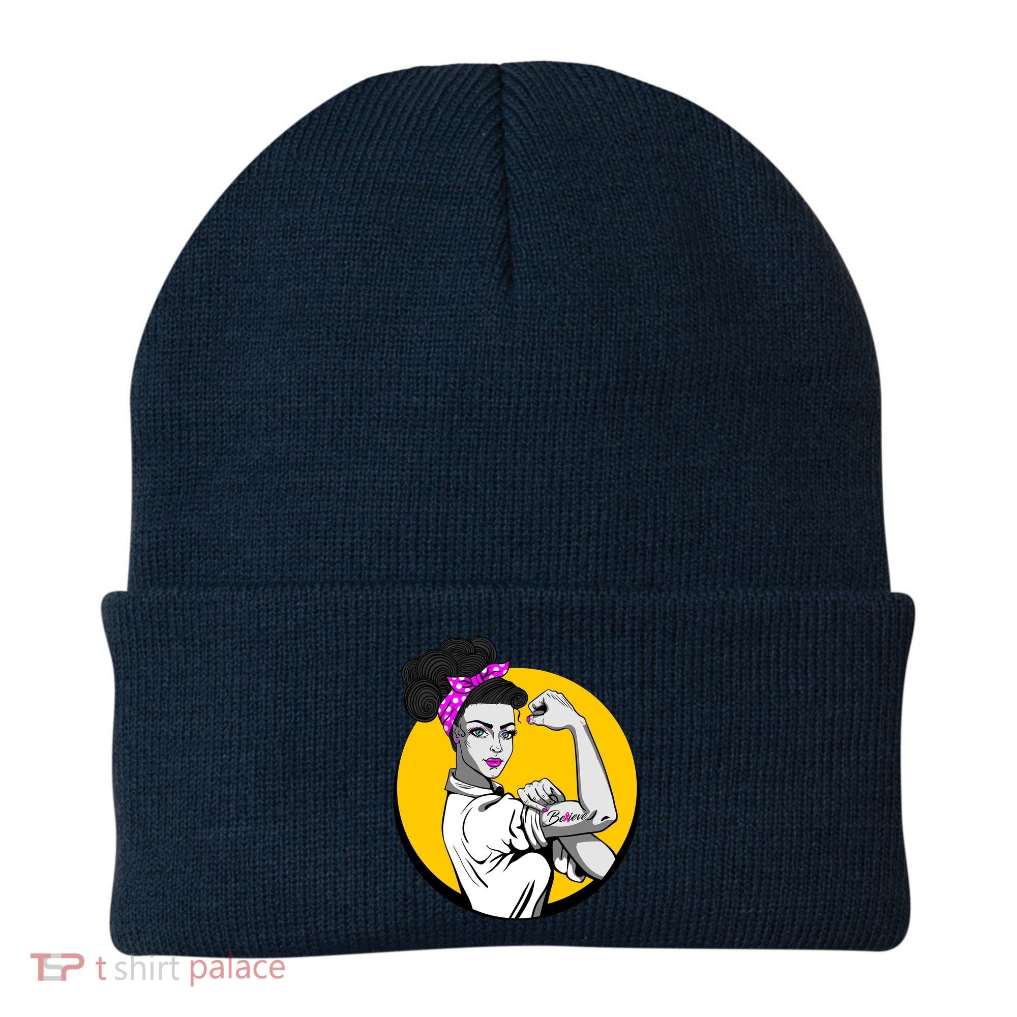 Fight Back Believe Breast Cancer Awareness Beanie