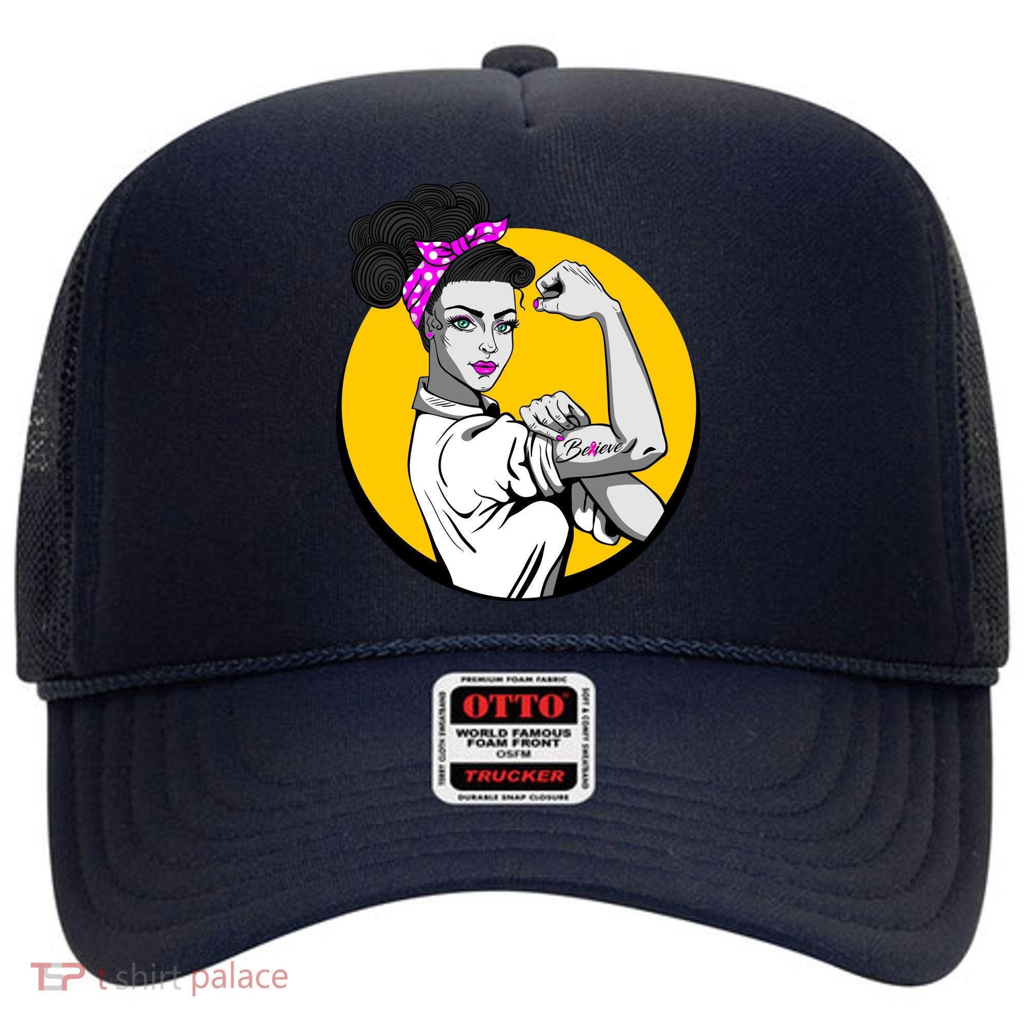 Fight Back Believe Breast Cancer Awareness Hat
