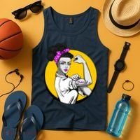 Fight Back Believe Breast Cancer Awareness Tank Top thumb 4