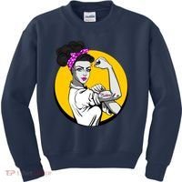 Fight Back Believe Breast Cancer Awareness Kids Sweatshirt thumb 0