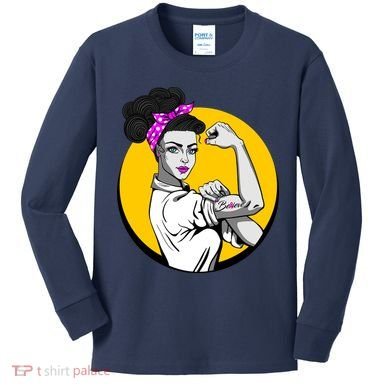 Fight Back Believe Breast Cancer Awareness Kids Long Sleeve Shirt
