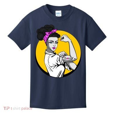 Fight Back Believe Breast Cancer Awareness Kids T-Shirt