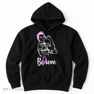Fight Beast Cancer Awareness Believe  Hoodie