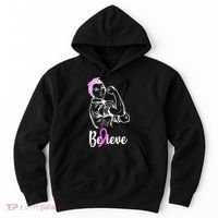 Fight Beast Cancer Awareness Believe  Hoodie thumb 0