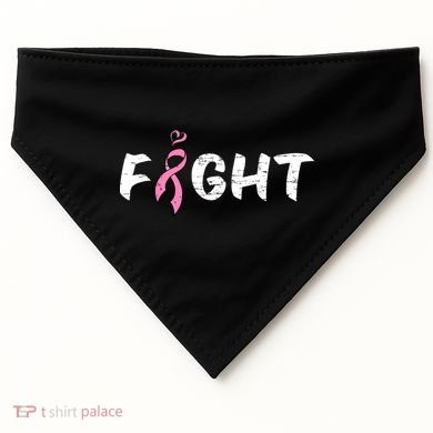 Fight Breast Cancer USA-Made Doggie Bandana