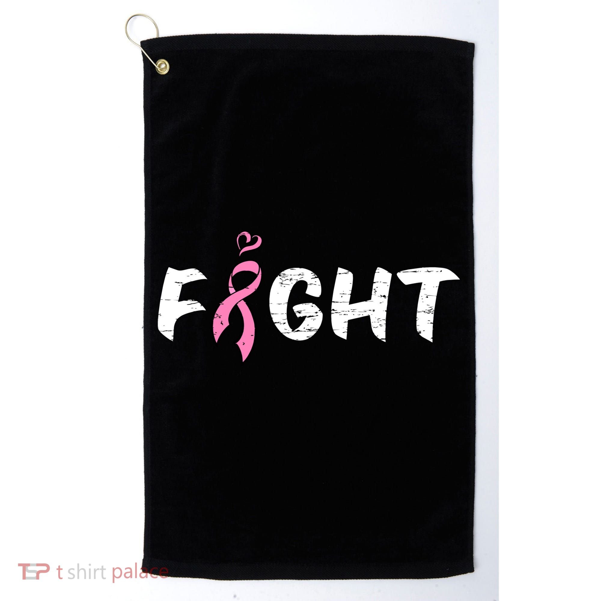 Fight Breast Cancer Golf Towel