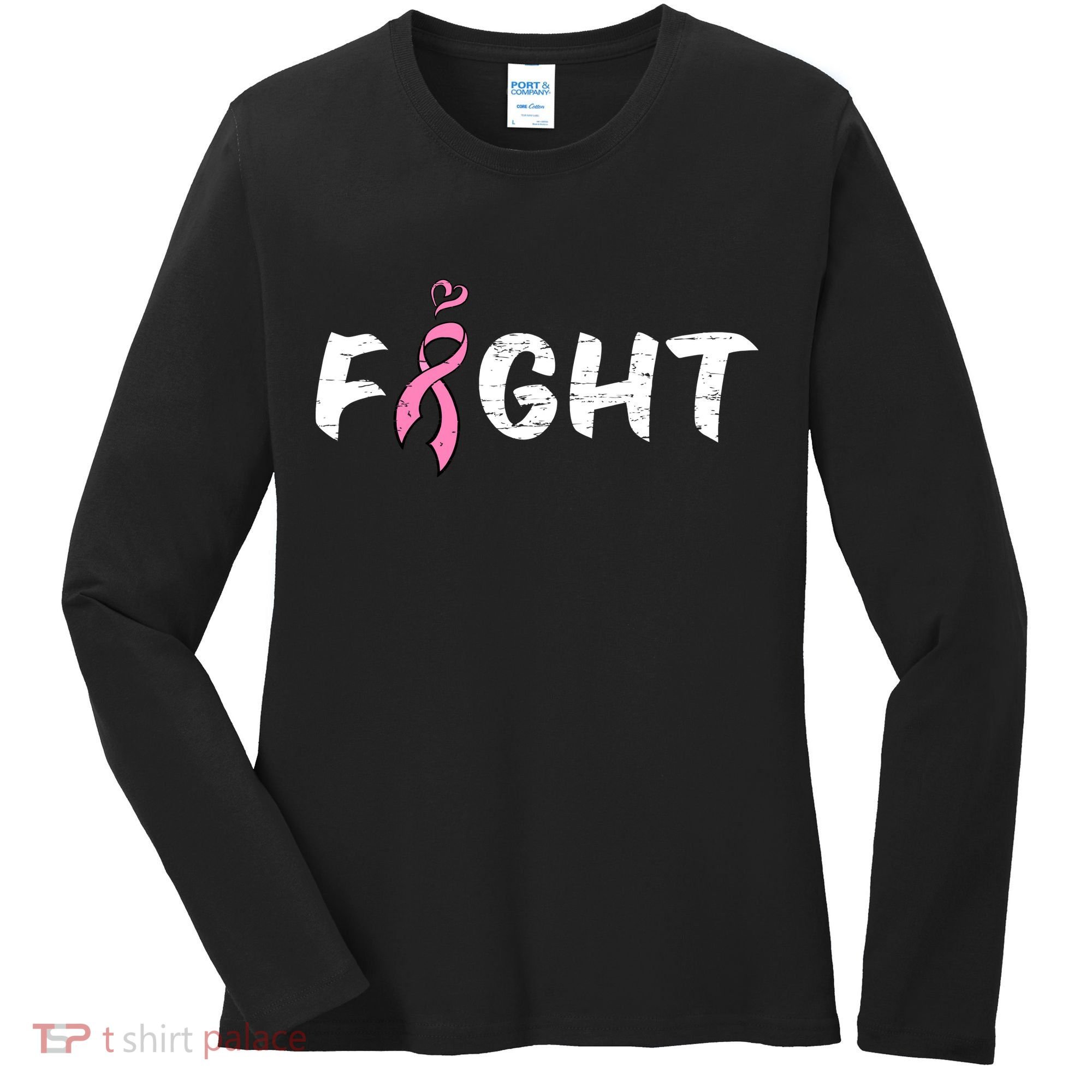 Fight Breast Cancer Women's Long Sleeve Shirt