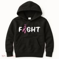 Fight Breast Cancer Kids Hoodie thumb 0