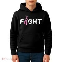Fight Breast Cancer Kids Hoodie thumb 4