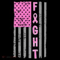 Fight Breast Cancer American Flag Coffee Mug thumb 5