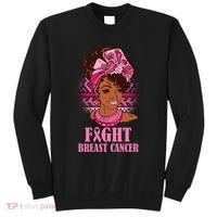 Fight Breast Cancer Awareness African American Sweatshirt thumb 0
