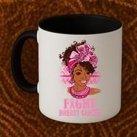 Fight Breast Cancer Awareness African American Coffee Mug thumb 2