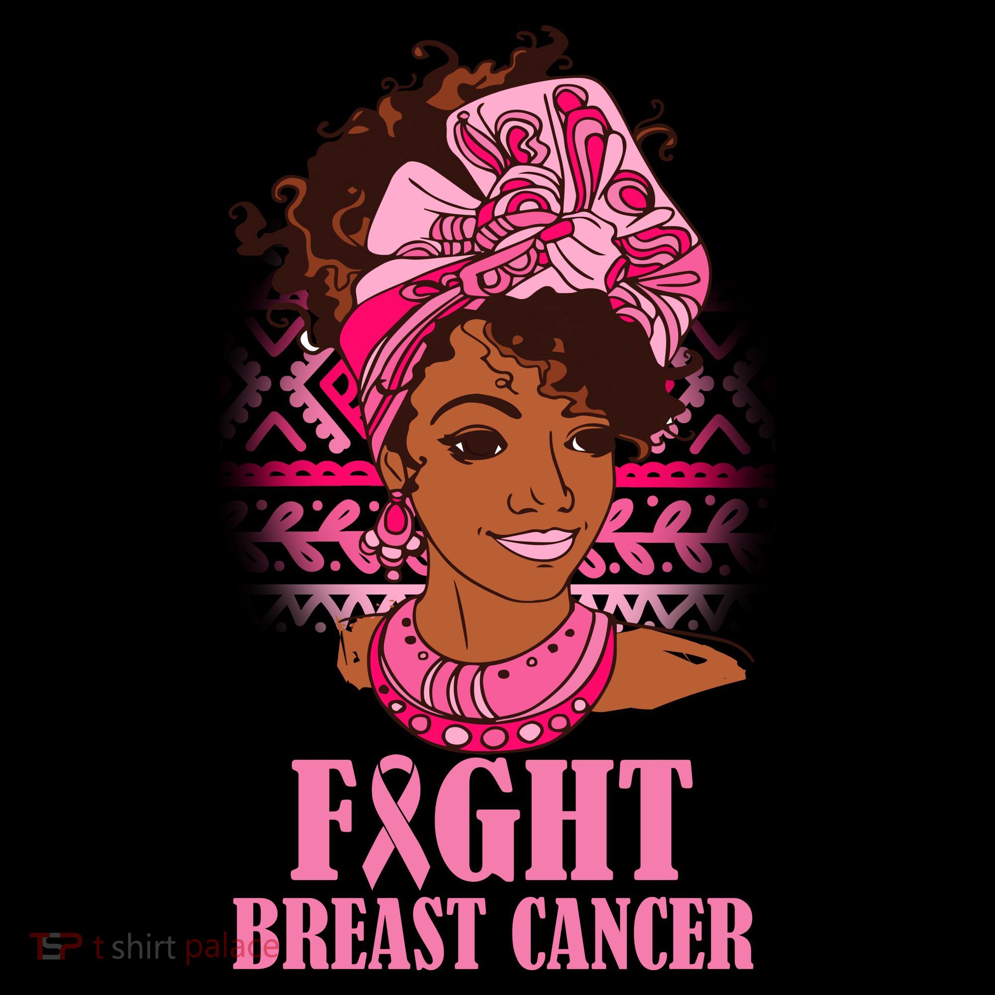 Fight Breast Cancer Awareness African American Coffee Mug