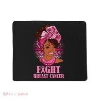 Fight Breast Cancer Awareness African American Mousepad thumb 0