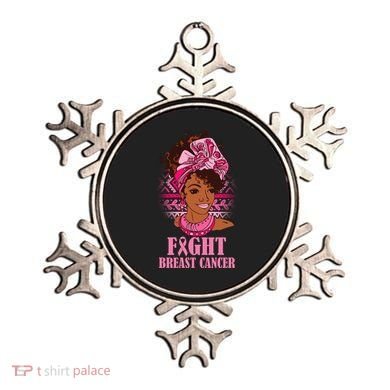 Fight Breast Cancer Awareness African American Ornament