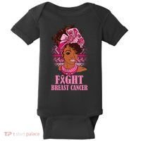 Fight Breast Cancer Awareness African American Baby Bodysuit thumb 0