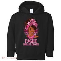 Fight Breast Cancer Awareness African American Toddler Hoodie thumb 0