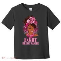 Fight Breast Cancer Awareness African American Toddler T-Shirt thumb 0