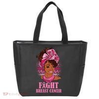 Fight Breast Cancer Awareness African American Tote Bag thumb 0