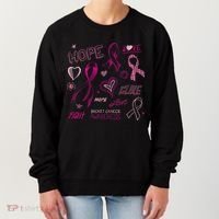 Fight Breast Cancer Awareness Ribbon Women's Sweatshirt thumb 0