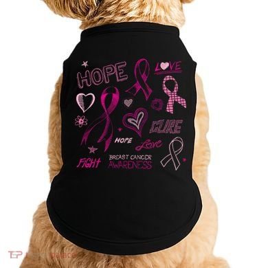 Fight Breast Cancer Awareness Ribbon Doggie Tank